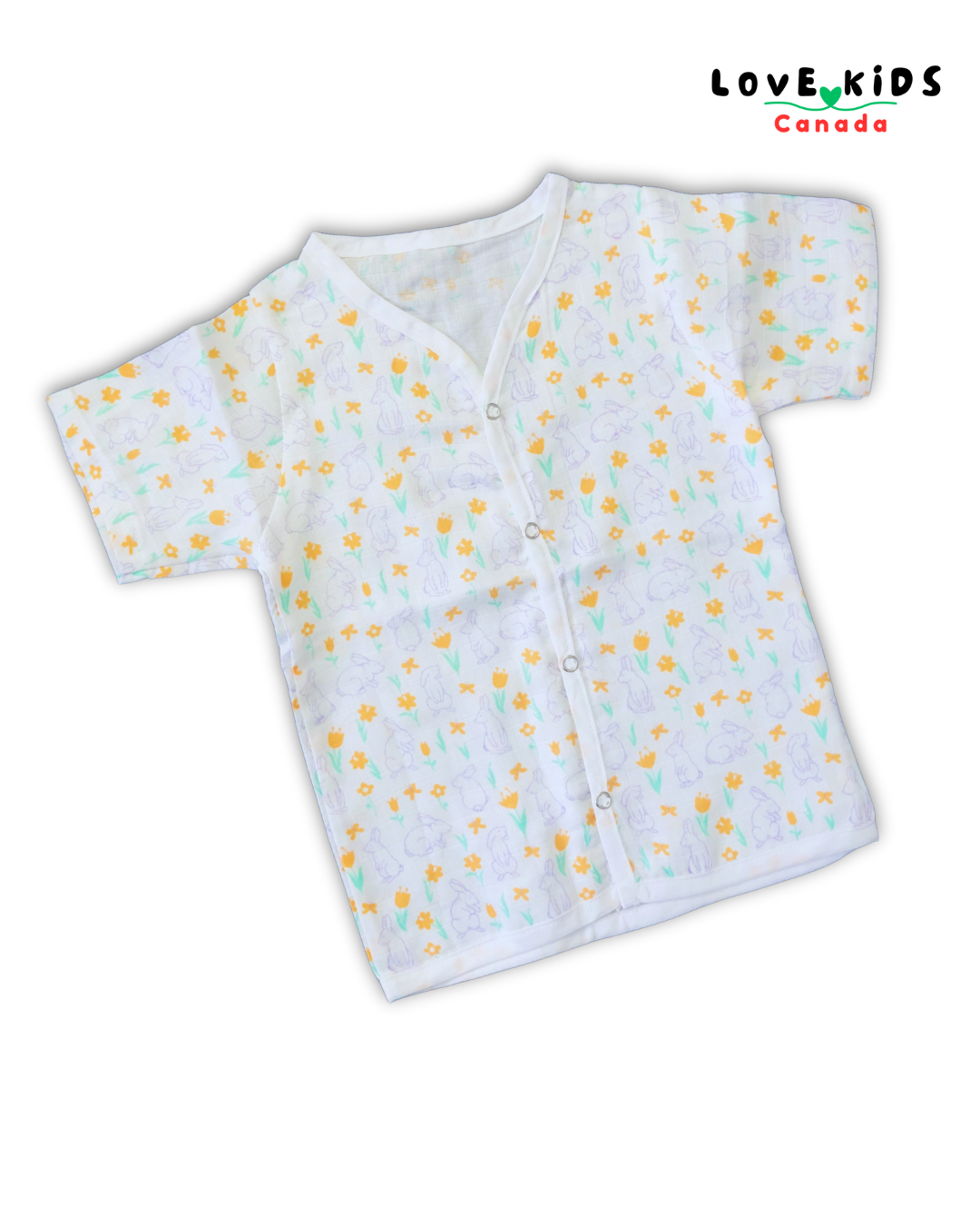 Half Sleeve & Shorts Co ord set - Rabbit Love