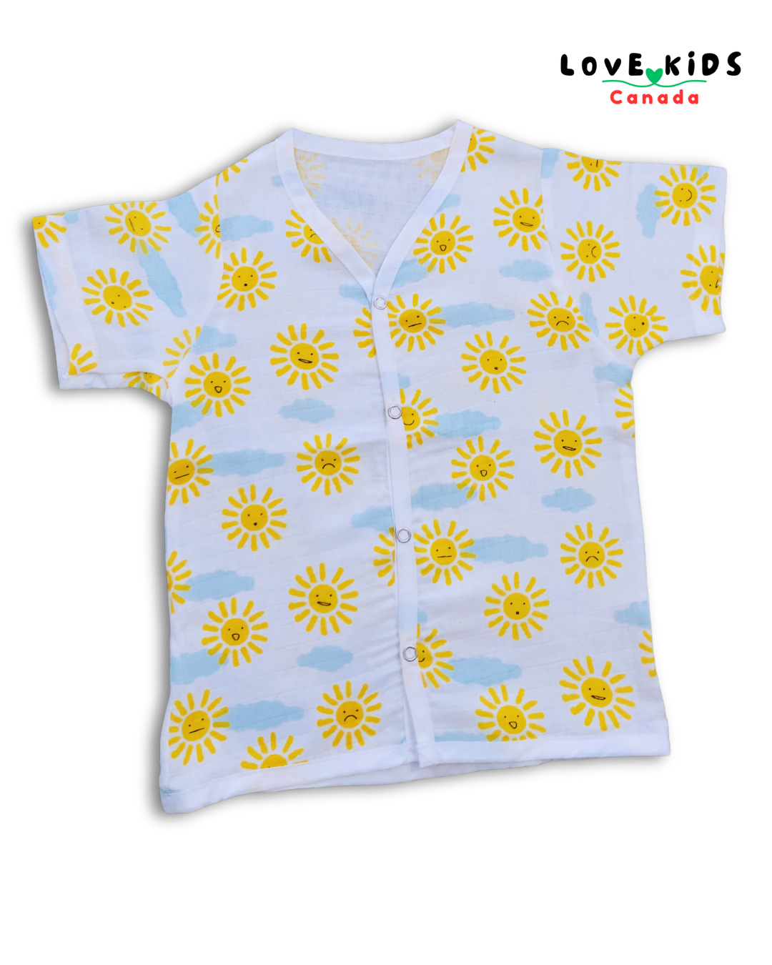 Half sleeve and Pant Co ord set - Sunshine