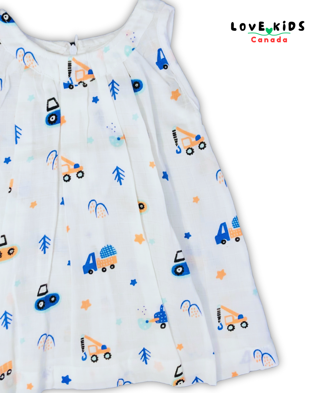 Dress with back zipper - Cars