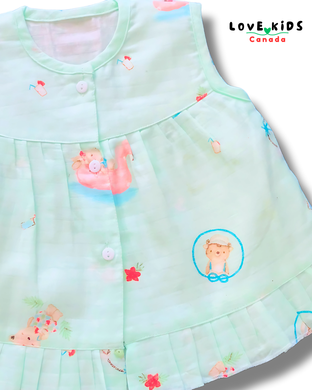 Bear Hug Organic Muslin Dress