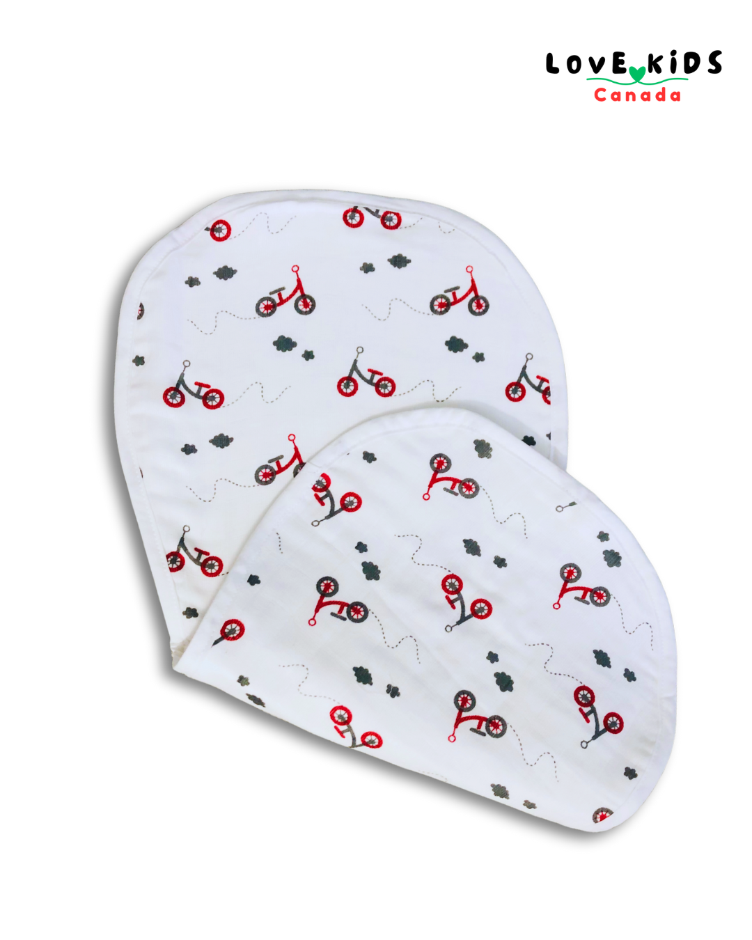 Layered Burp Pad - Bicycles