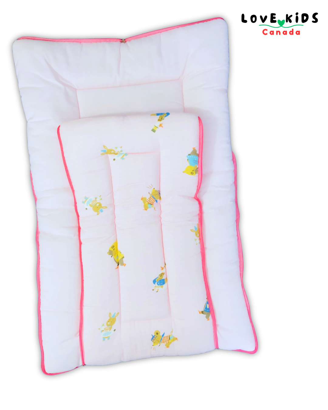 Organic Muslin Baby Carrier - Pink