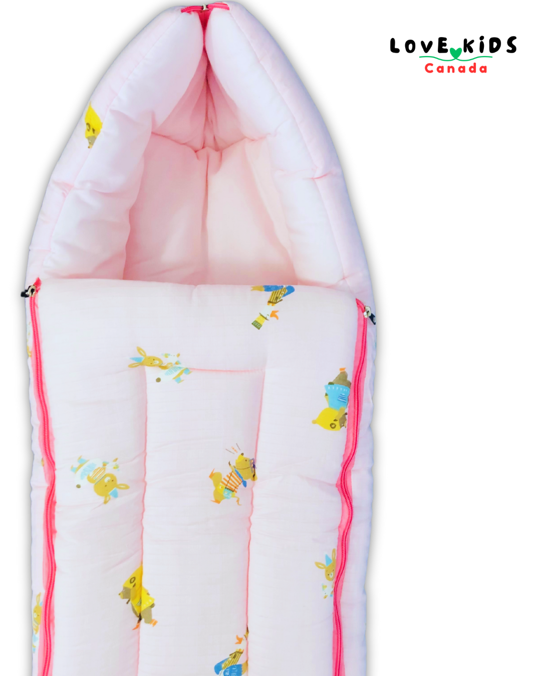 Organic Muslin Baby Carrier - Pink