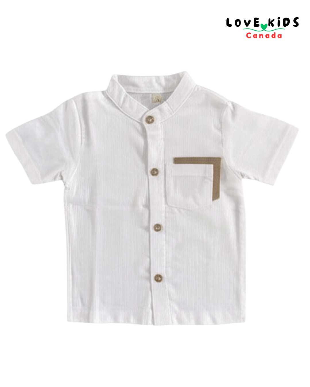 Half sleeve & Shorts Co Ord set - White & Olive