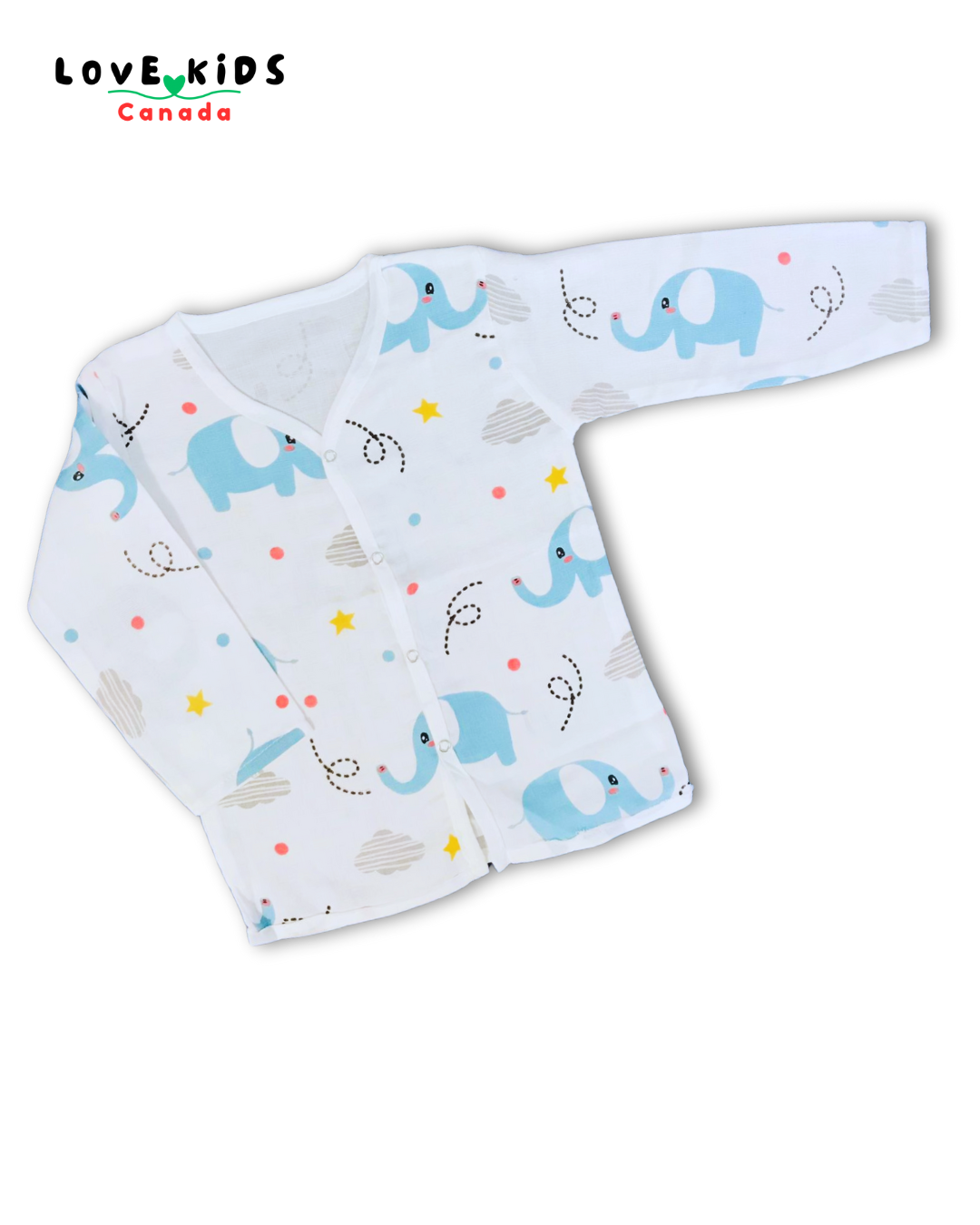 Full sleeve Co ord set - Elephant Splash