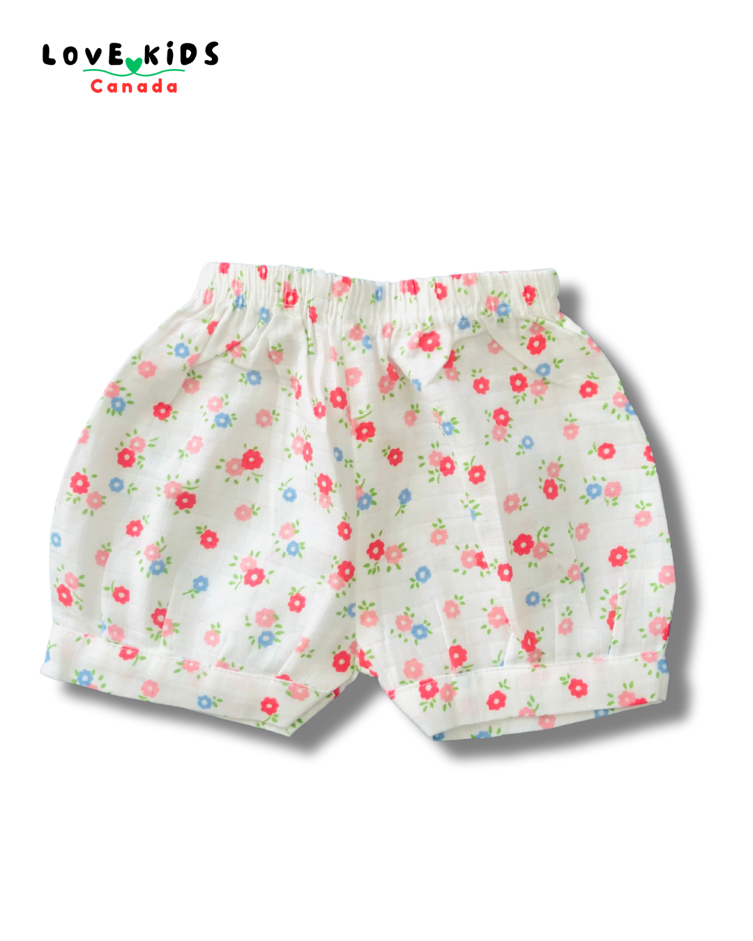 Premium Floral Frill Top and Shorts Set