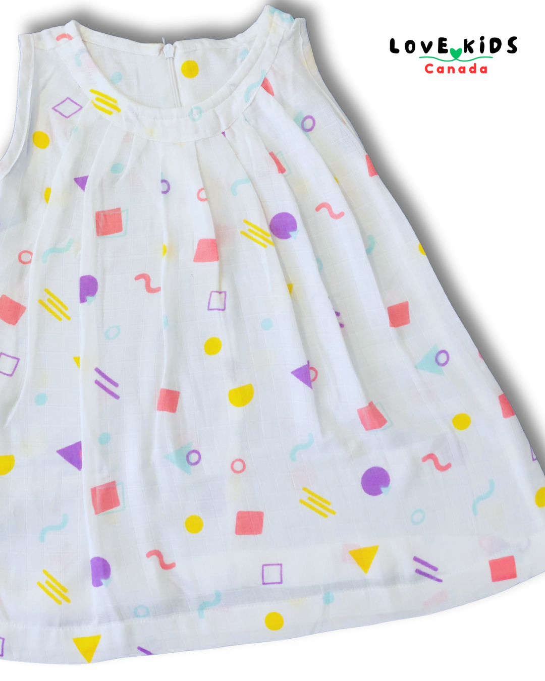 Dress with back zipper - Shapes