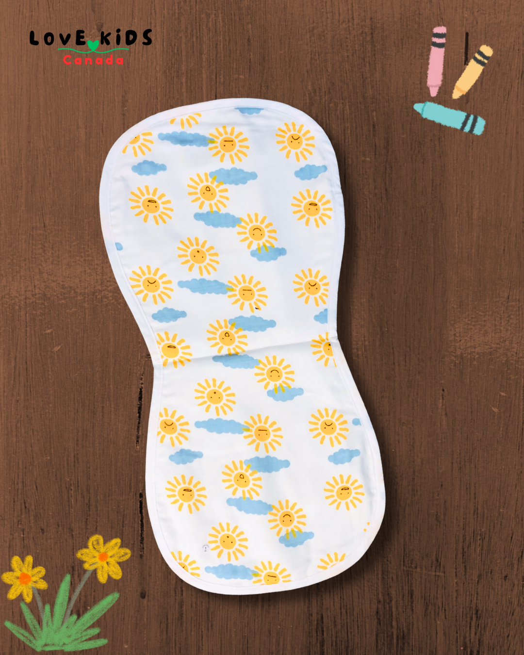 Layered Burp Pad - Sunshine