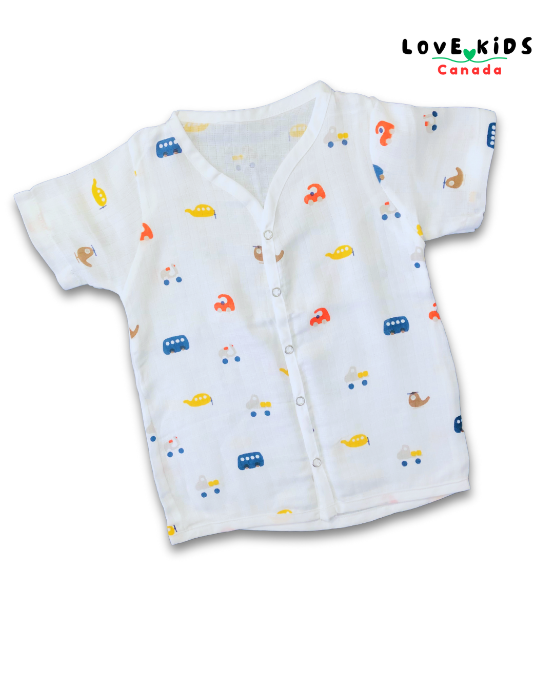 Half Sleeve and Shorts Co ord set - Car & Plane