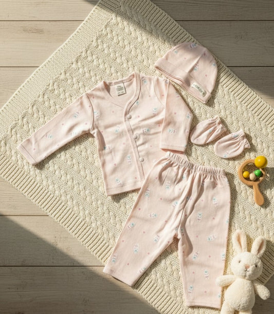 Newborn Baby Gift Set – Cotton Essentials - Bunny