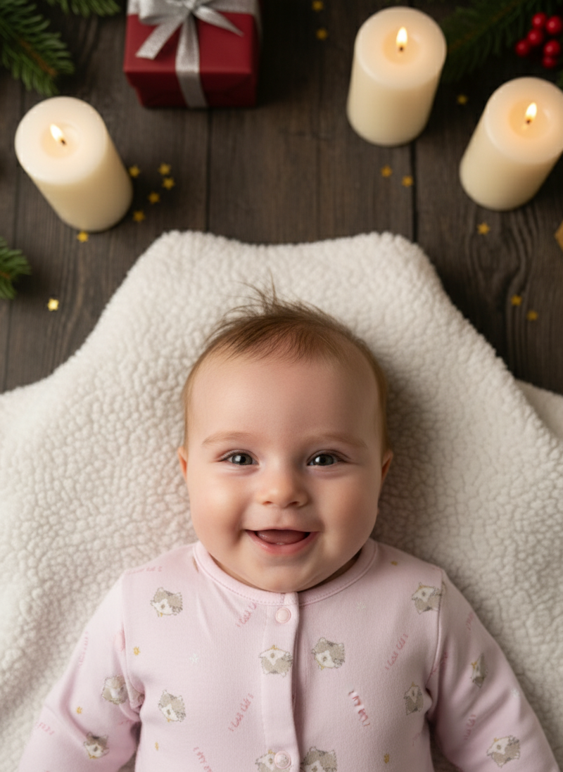 Newborn Baby Gift Set – Cotton Romper, Cap - Cute Cat