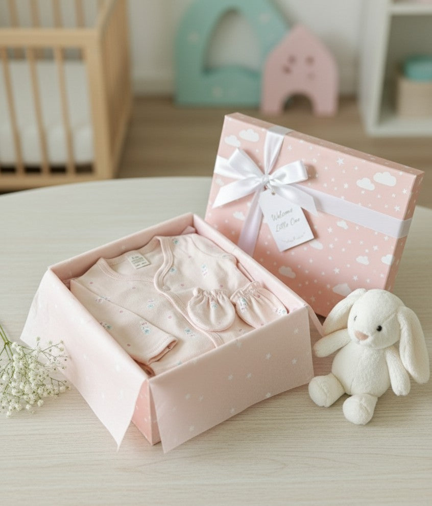 Newborn Baby Gift Set – Cotton Essentials - Bunny