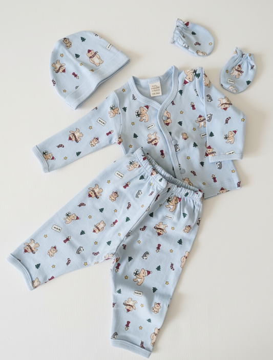 Newborn Baby Gift Set – Cotton Essentials - Christmas Love