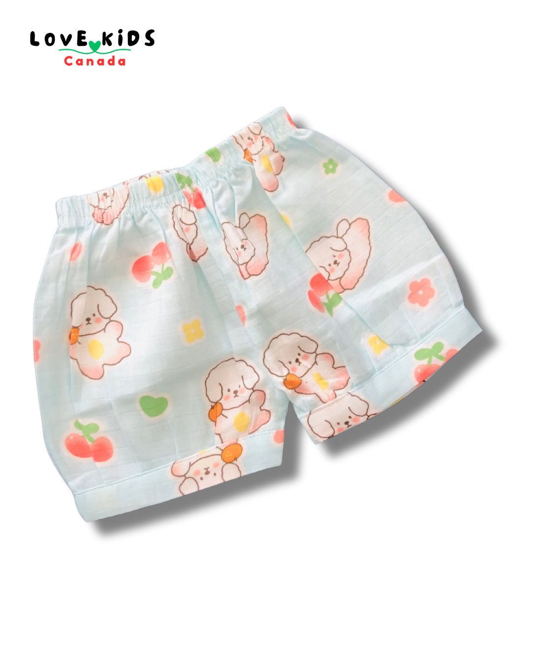 Premium Puppy Love Frill Top and Shorts Set