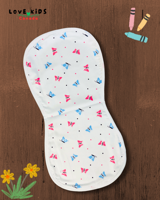 Layered Burp Pad - Mini Butterflies