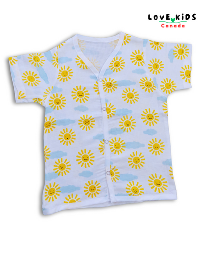 Half sleeve and Pant Co ord set - Sunshine