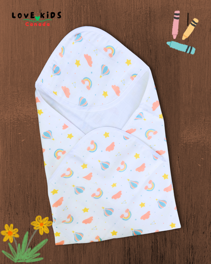 Muslin Swaddle Towel - Air Balloon