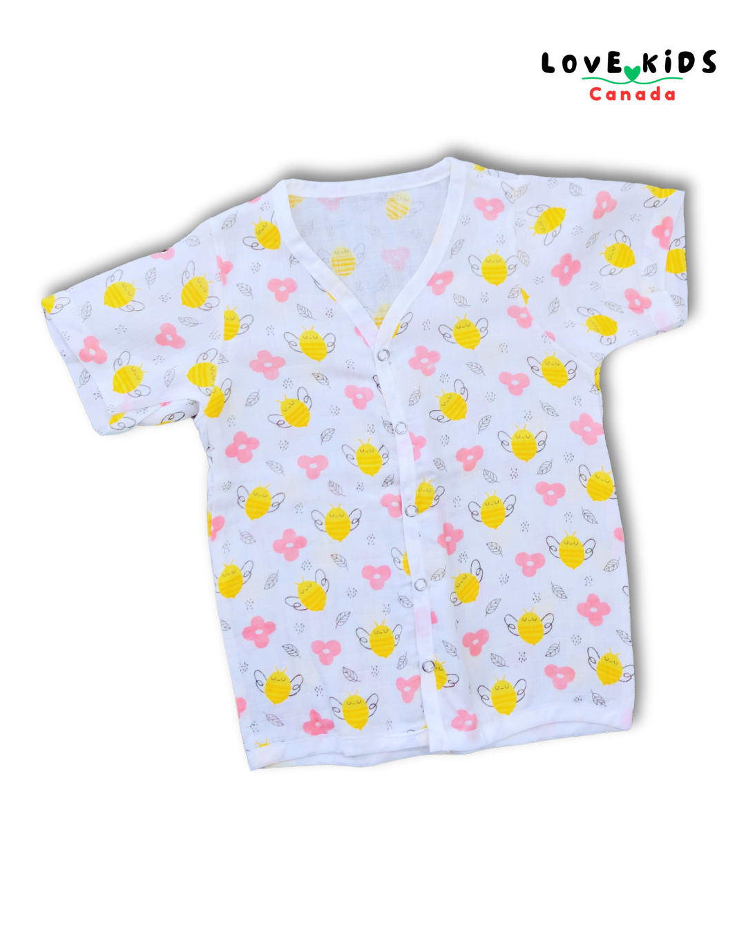 Half sleeve and Pant Co ord set - Flower & Bee