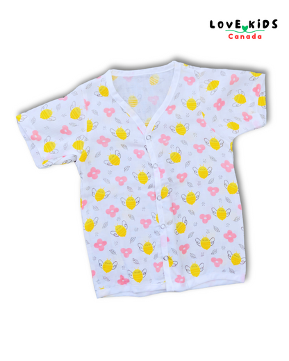 Half sleeve and Pant Co ord set - Flower & Bee