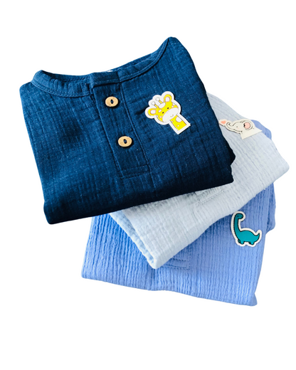 Summer Sleeveless & Shorts Co Ord set - Blue