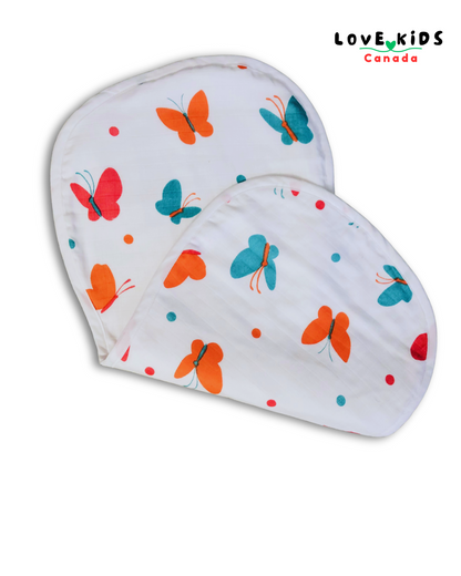 Layered Burp Pad - Butterflies