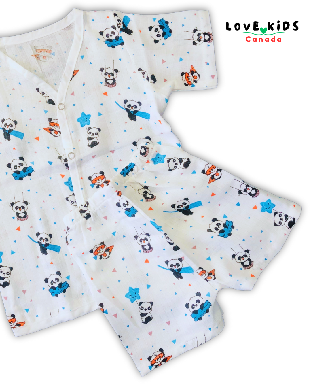 Half sleeve & Shorts Co ord set - Cool Panda