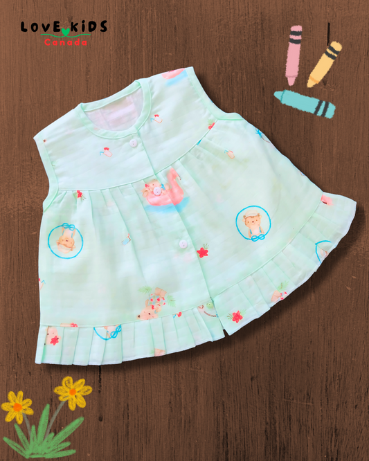 Bear Hug Organic Muslin Dress