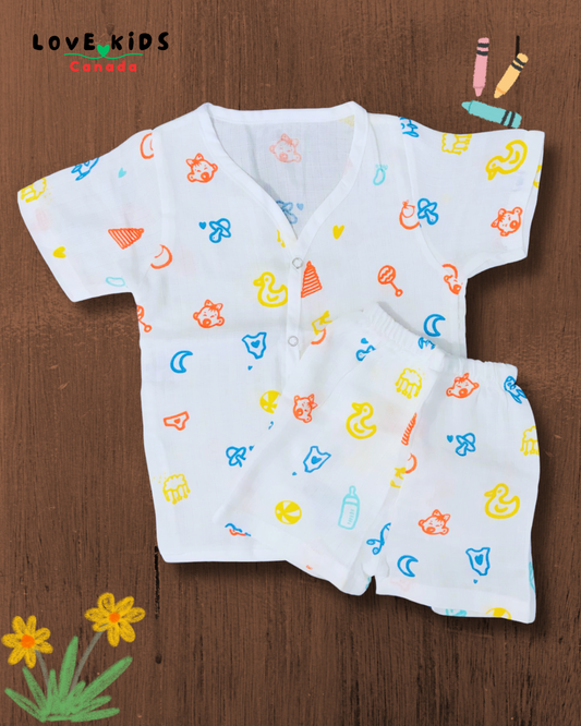 Half sleeve & Shorts Co ord set - Baby Love