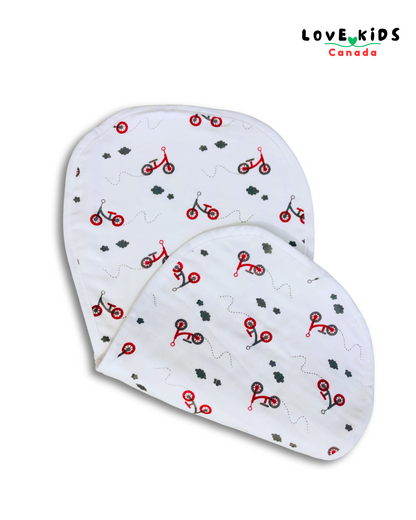 Layered Burp Pad - Bicycles