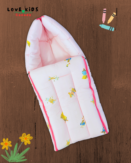 Organic Muslin Baby Carrier - Pink
