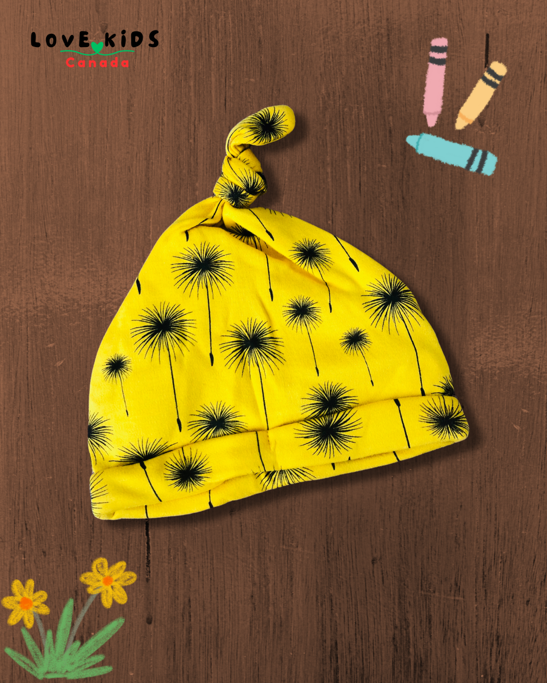 Knot Beanie - Mustard