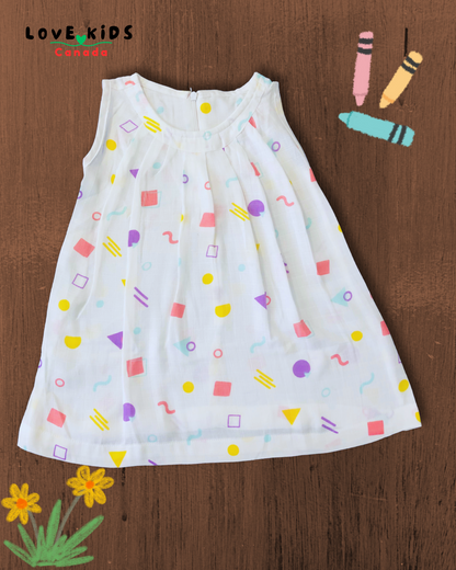 Dress with back zipper - Shapes