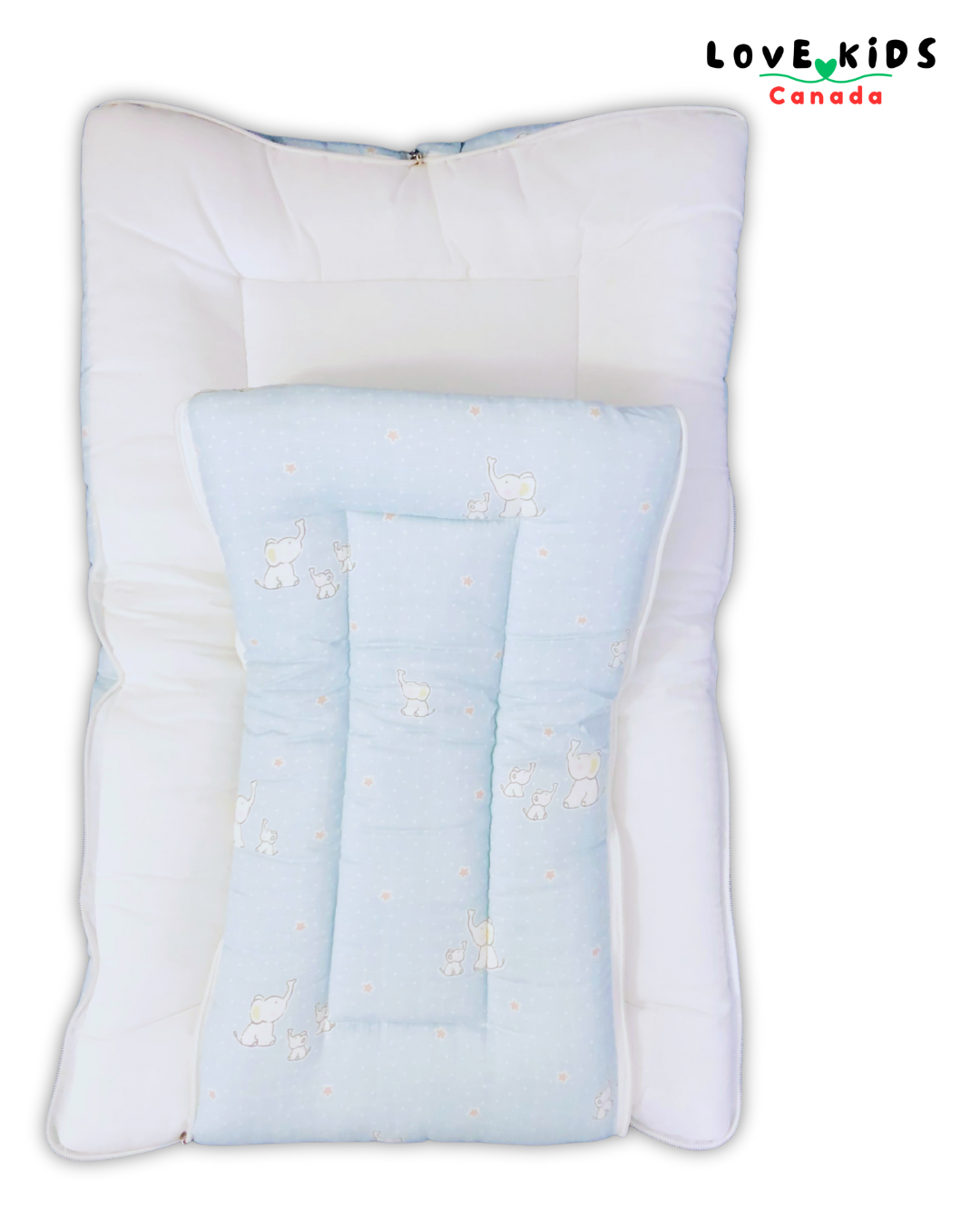 Organic Muslin Baby Carrier - Blue