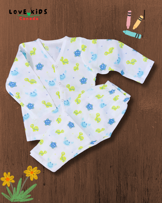 Full sleeve Co ord set - Tortoise