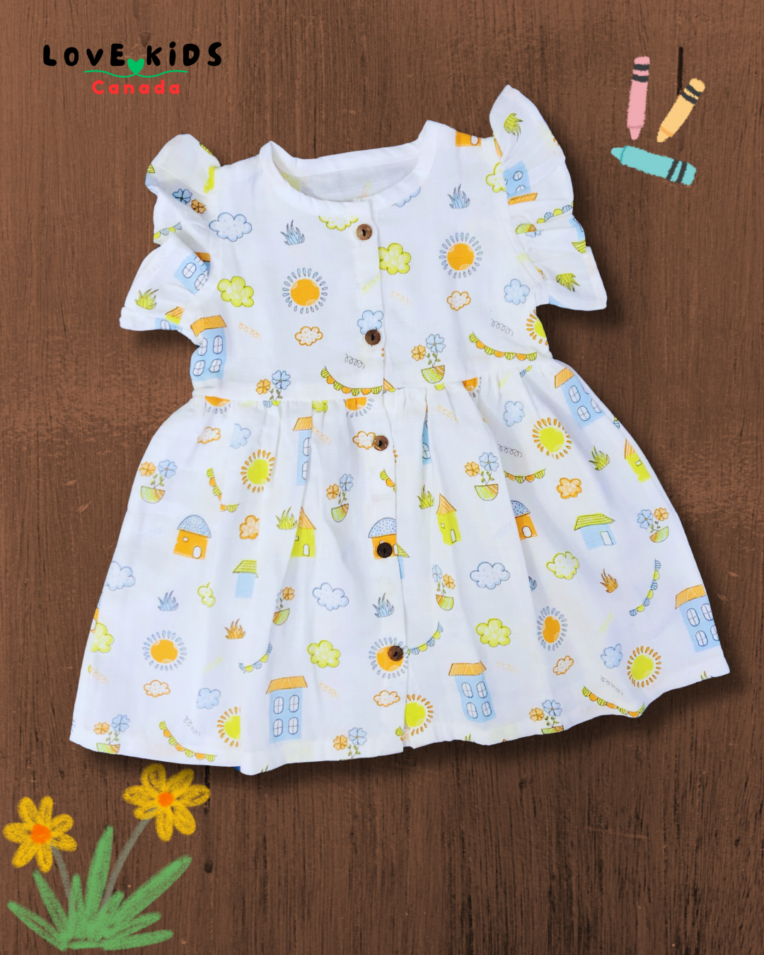 Front Open Frock - House