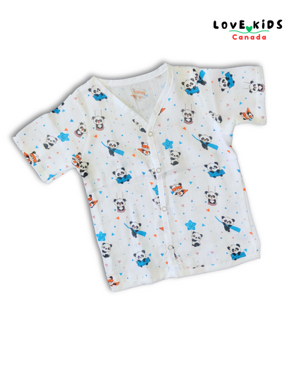 Half sleeve & Shorts Co ord set - Cool Panda