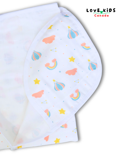 Muslin Swaddle Towel - Air Balloon
