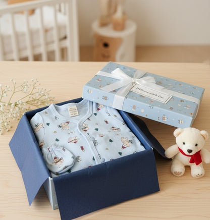 Newborn Baby Gift Set – Cotton Essentials - Christmas Love