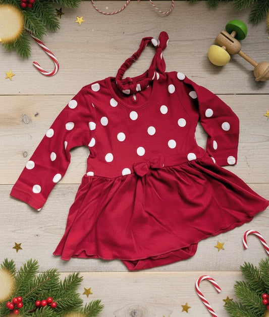 100% Cotton Onesie Dress – Soft, Breathable & Adorably Stylish