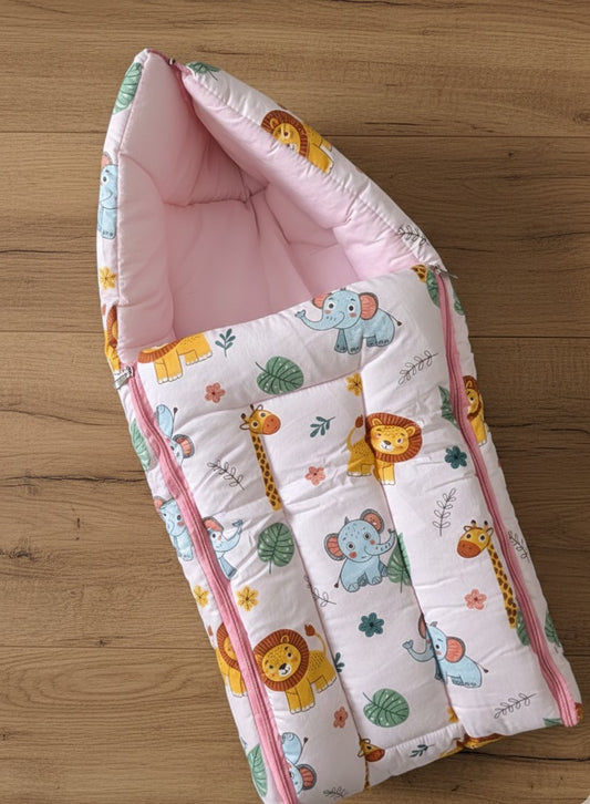 Organic Cotton Baby Carrier - Baby Pink