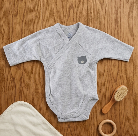 Premium Cotton Bodysuit - Bear