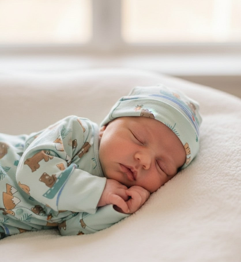 Newborn Baby Gift Set – Cotton Essentials - Bear Hug