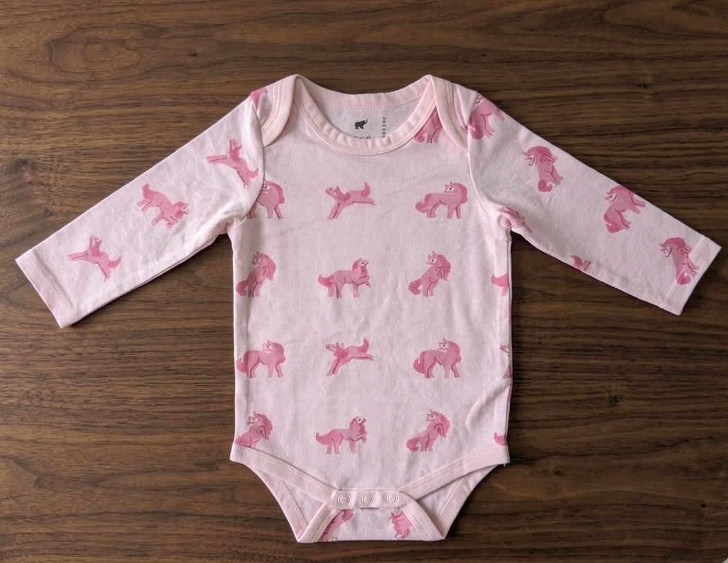 Premium Cotton Bodysuit - Unicorn