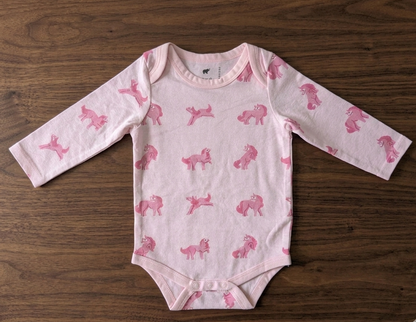 Premium Cotton Bodysuit - Unicorn