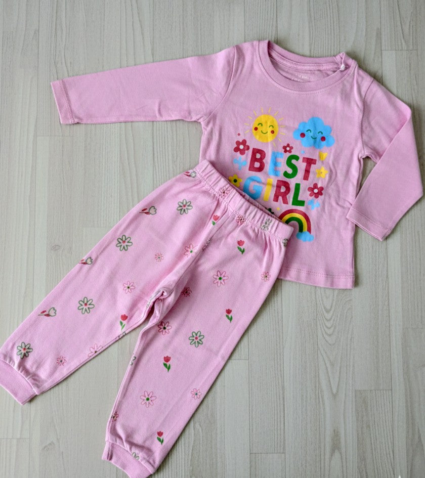 Cotton Kids Loungewear - Best Girl