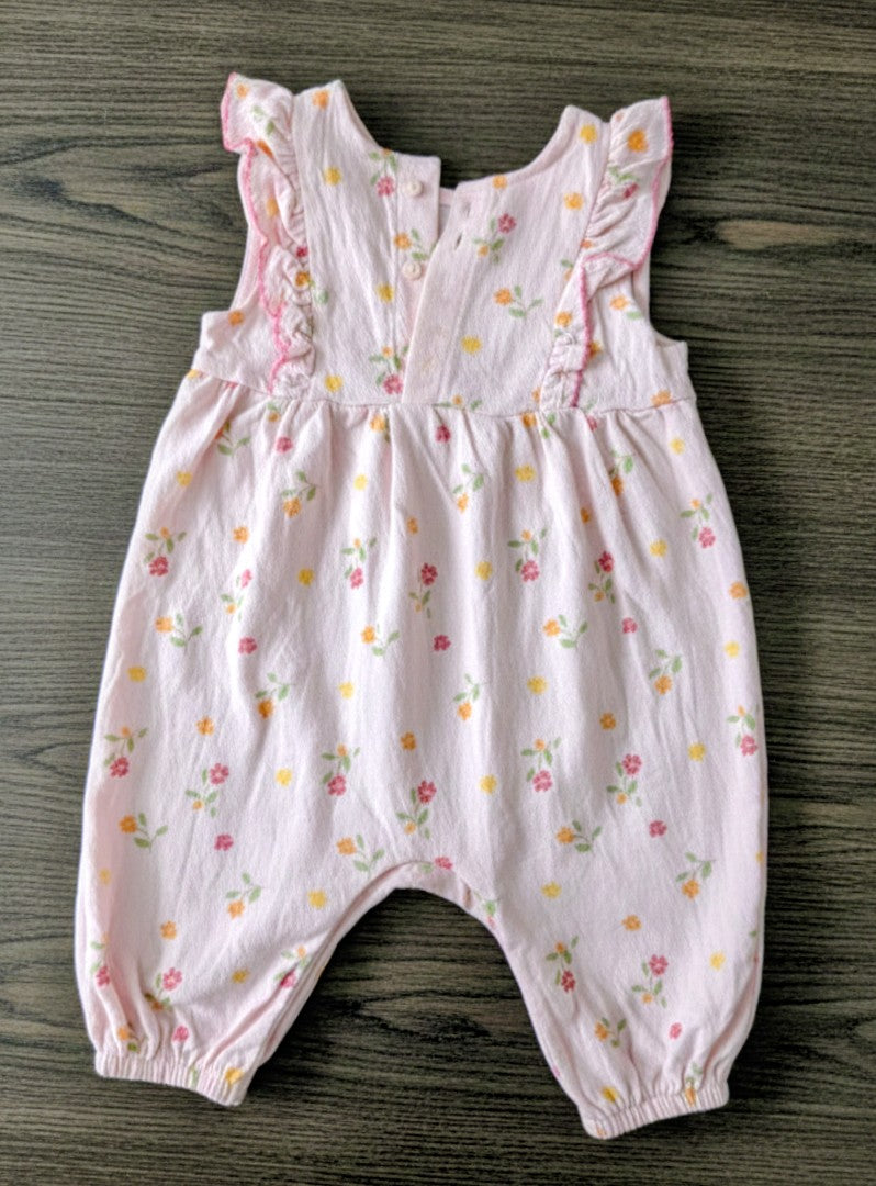 Half Romper - Pink Love
