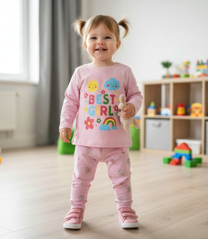Cotton Kids Loungewear - Best Girl