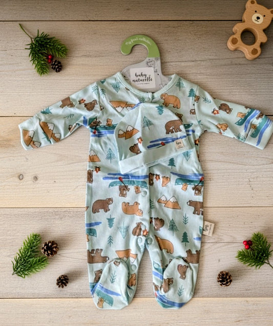 Newborn Baby Gift Set – Cotton Essentials - Bear Hug