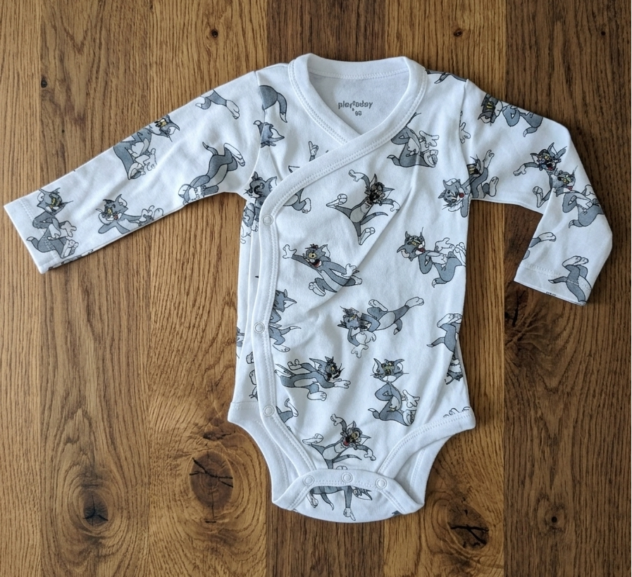 Premium Cotton Bodysuit - Tom Cartoon