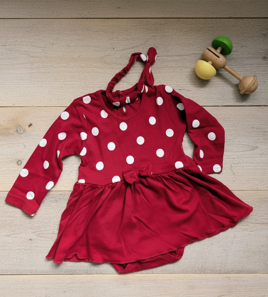 100% Cotton Onesie Dress – Soft, Breathable & Adorably Stylish